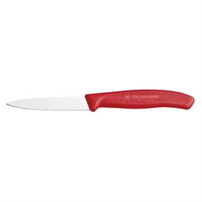 Victorinox SwissClassic 8cm Soyma Bıçağı Kırmızı 6.7601