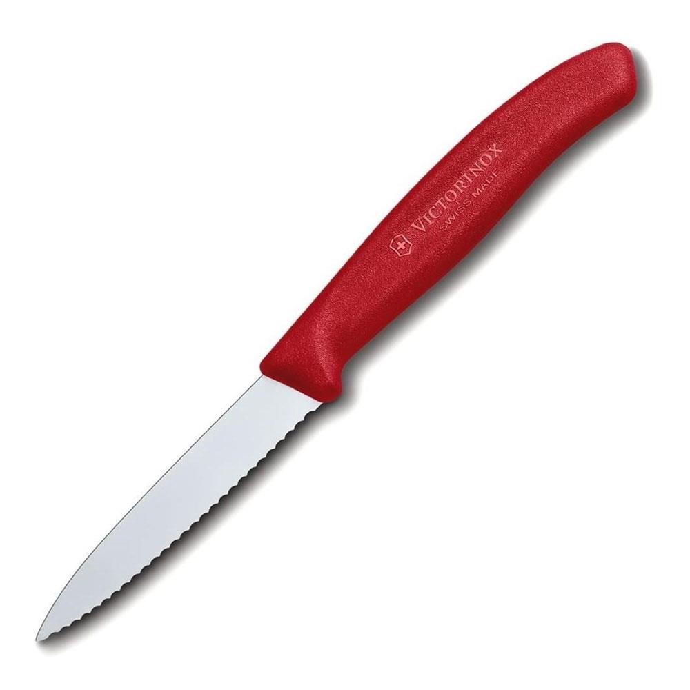 Victorinox SwissClassic 8cm Soyma Bıçağı Kırmızı 6.7631