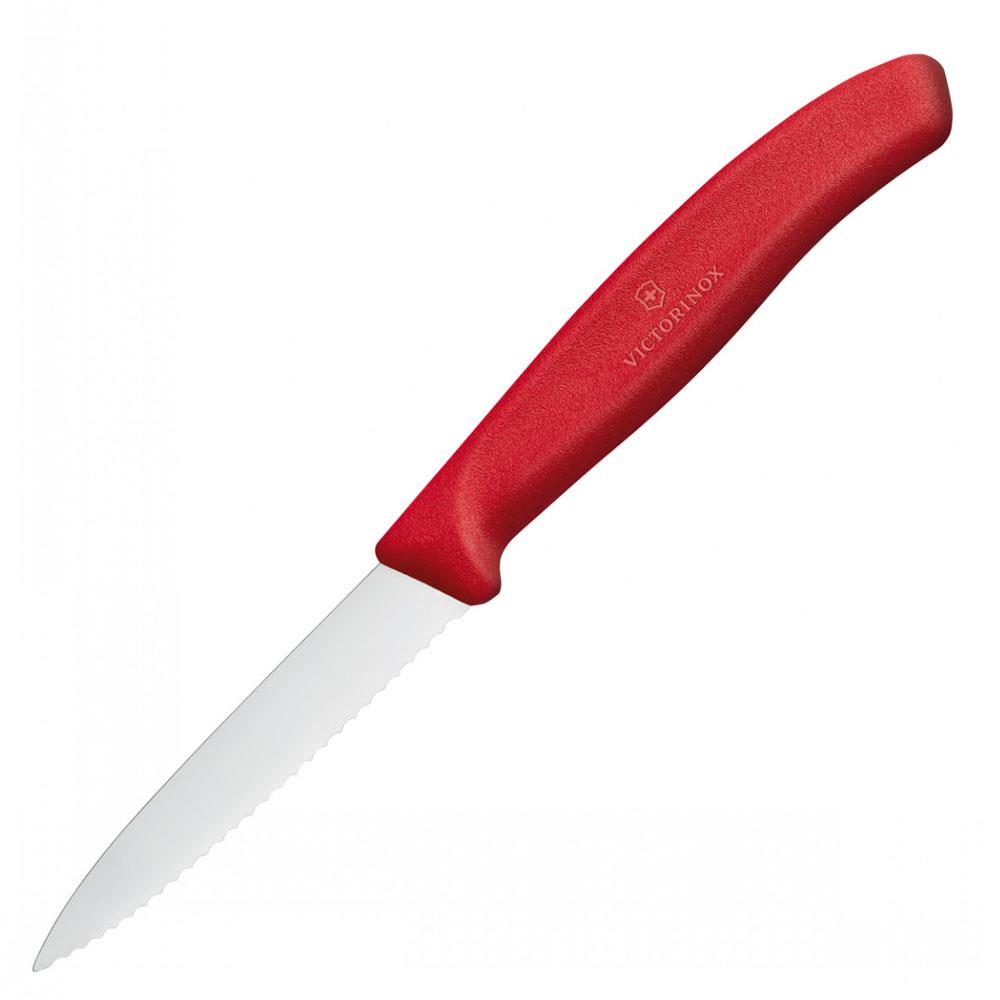 Victorinox SwissClassic 8cm Soyma Bıçağı Kırmızı 6.7631