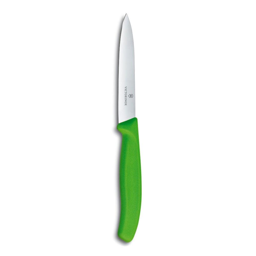 Victorinox SwissClassic 10cm Soyma Bıçağı Yeşil 6.7706.L114
