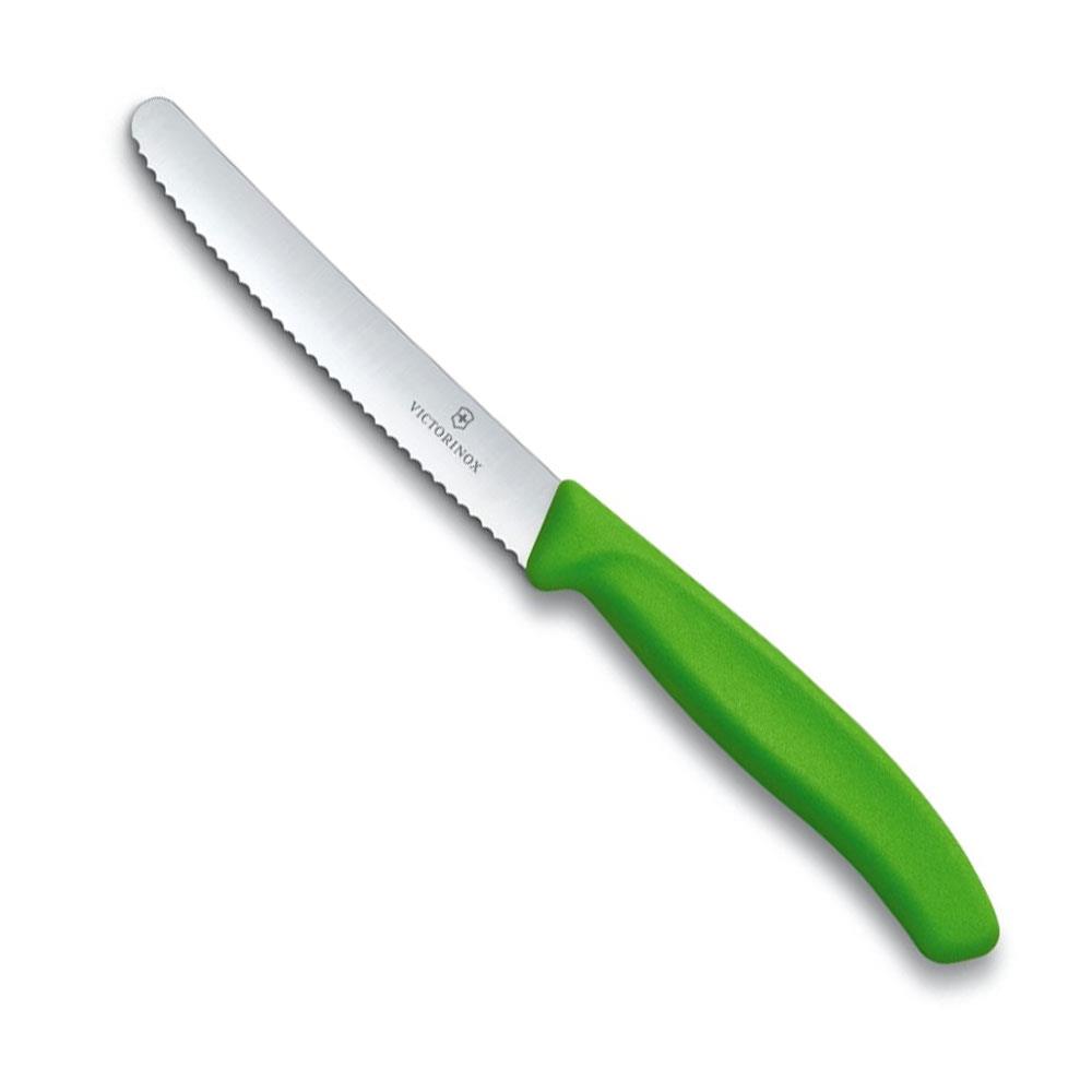 Victorinox SwissClassic 11cm Domates Bıçağı Yeşil 6.7836.L114